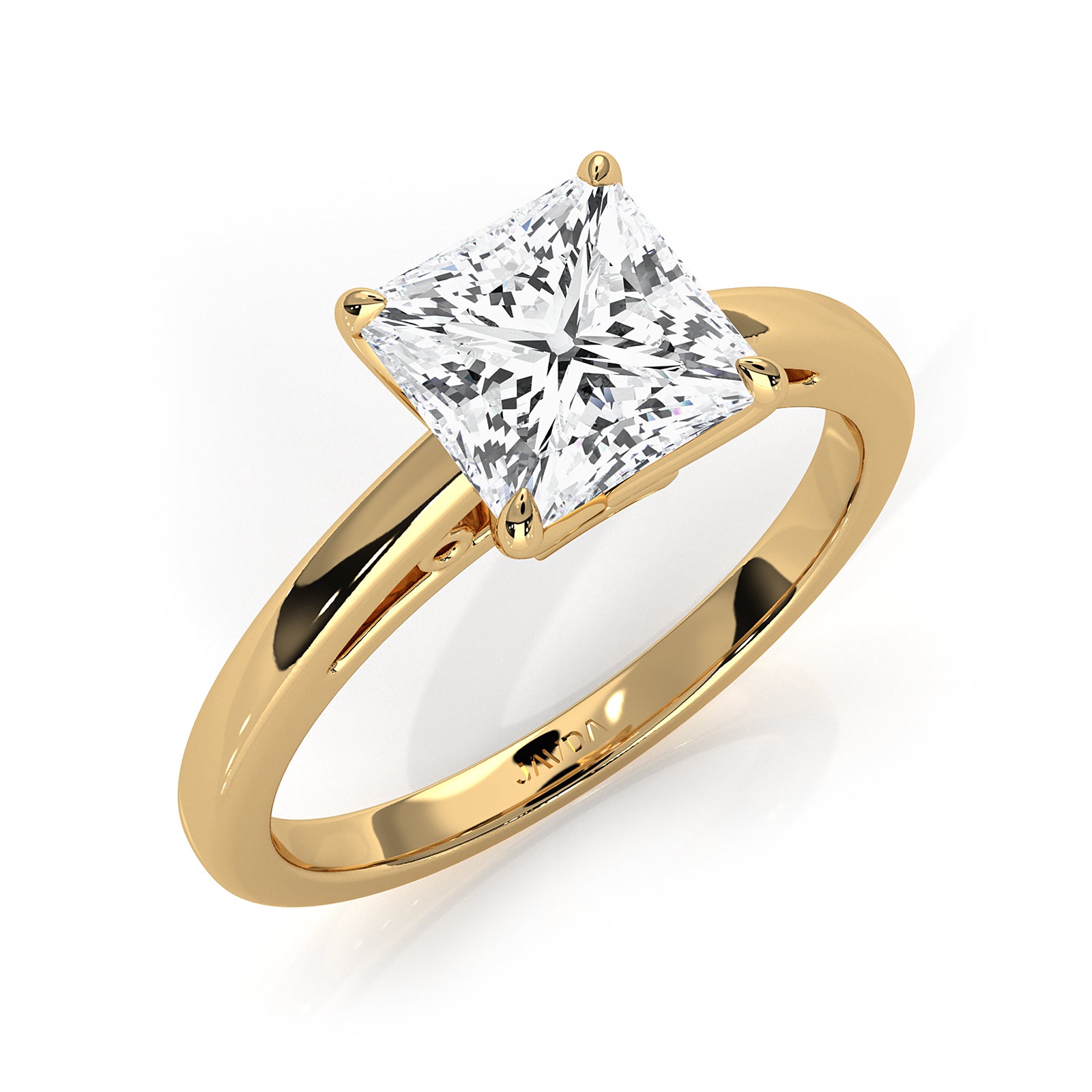 4.5g Lab Grown Diamond 6 Prong Solitaire Engagement Setting IGI Certified Ring 1.00 Ctw.